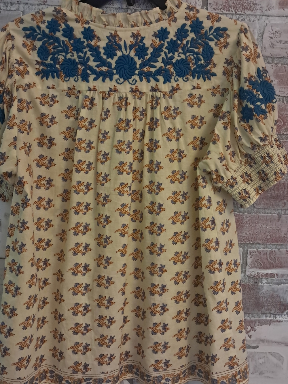 SISTER MARY EMBROIDERED BLOUSE SIZE SMALL - Picture 10 of 12